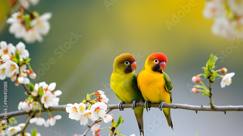 yellow and green parrot photo