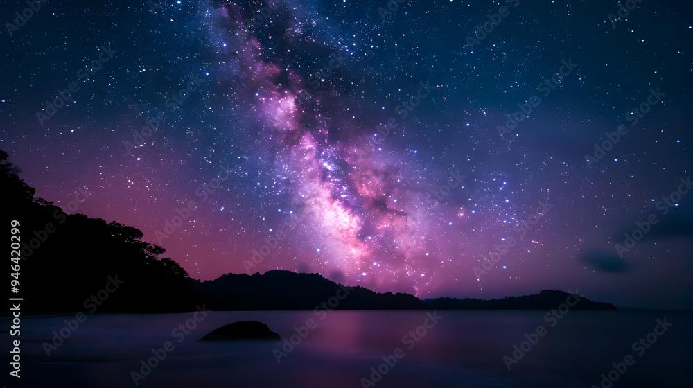 Large Rock Sitting Top Beach Under Sky Large Rock Sitting Top Beach Under Sky