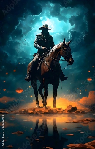 cowboy, cowboy horse, cowboy gun, texas, cowboy wallpaper, horse rider, cowboy hat, horse traveler, adventure, night. cool cowboy. american cowboy, cowboy background, horse lover