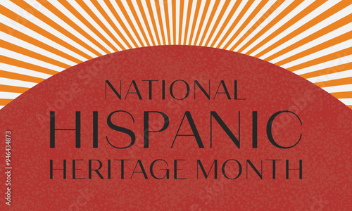 Hispanic Heritage Month background. Poster, card, banner	
