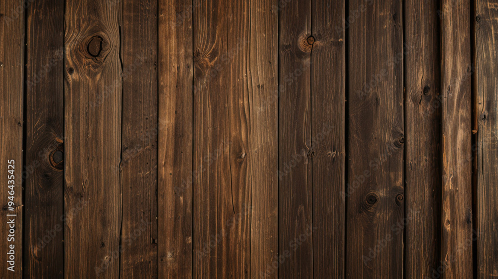 Obraz premium Fondo de tablón de madera de color marrón oscuro, papel tapiz. Antiguo fondo de madera con textura oscura grunge, la superficie de la antigua textura de madera marrón, vista superior de paneles. 