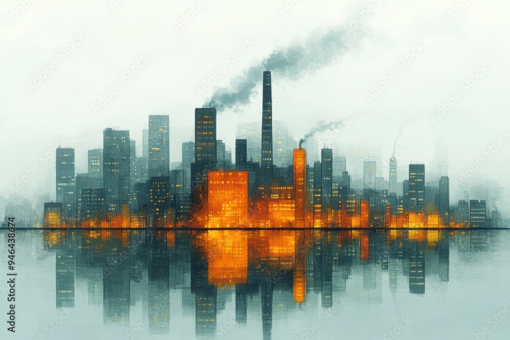 Fototapeta premium Carbon Neutrality Concept