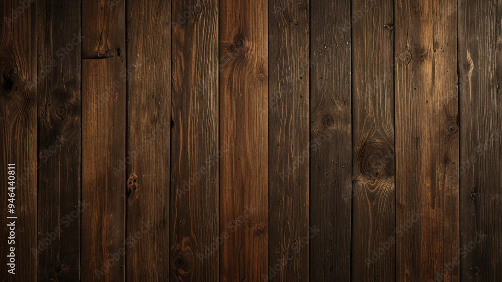 Obraz premium Fondo de tablón de madera de color marrón oscuro, papel tapiz. Antiguo fondo de madera con textura oscura grunge, la superficie de la antigua textura de madera marrón, vista superior de paneles. 