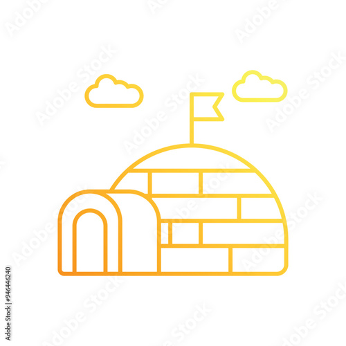 Igloo  vector icon