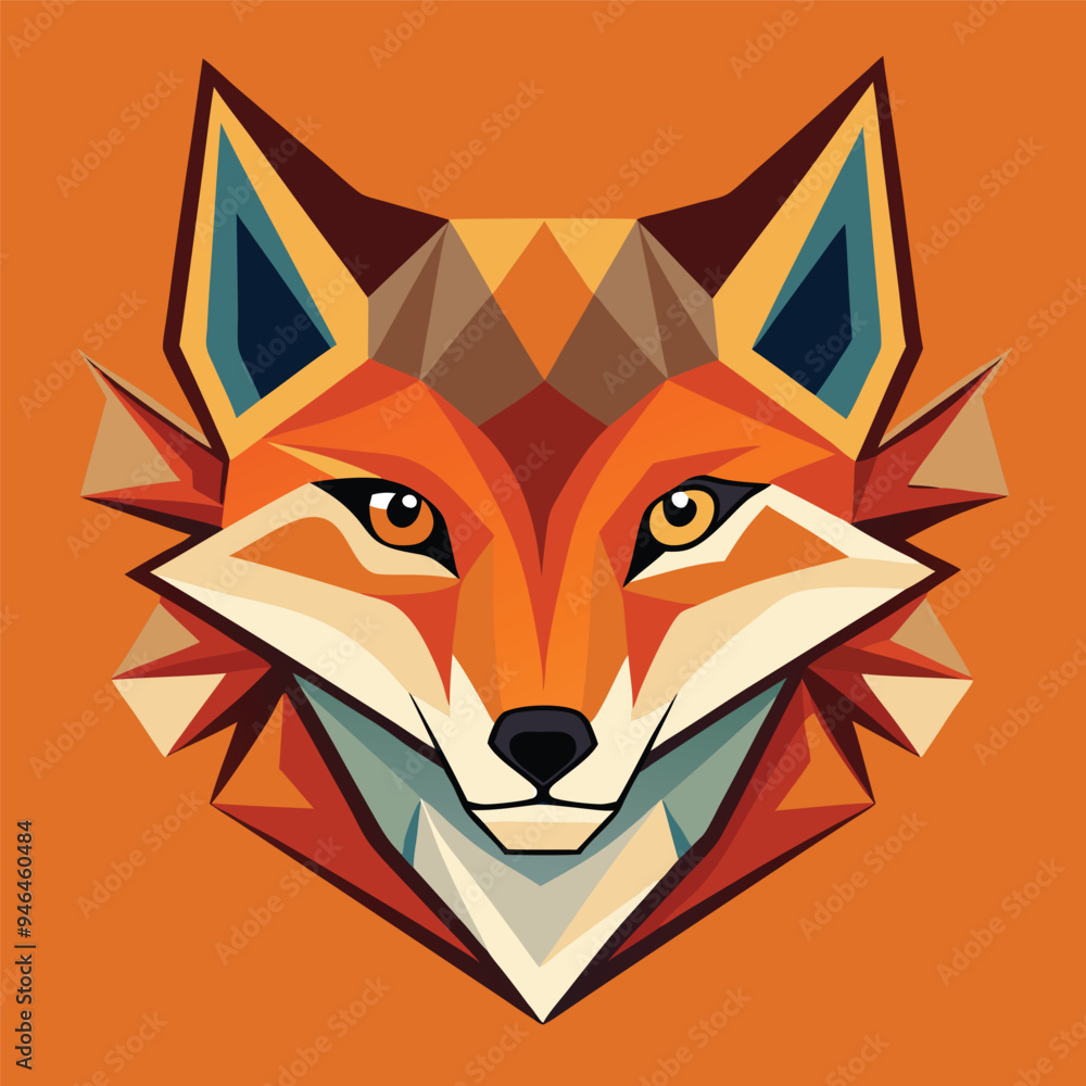 Fox Head Logo Vector illustration , isolated png Fox Head Logo Vector illustration , isolated png
