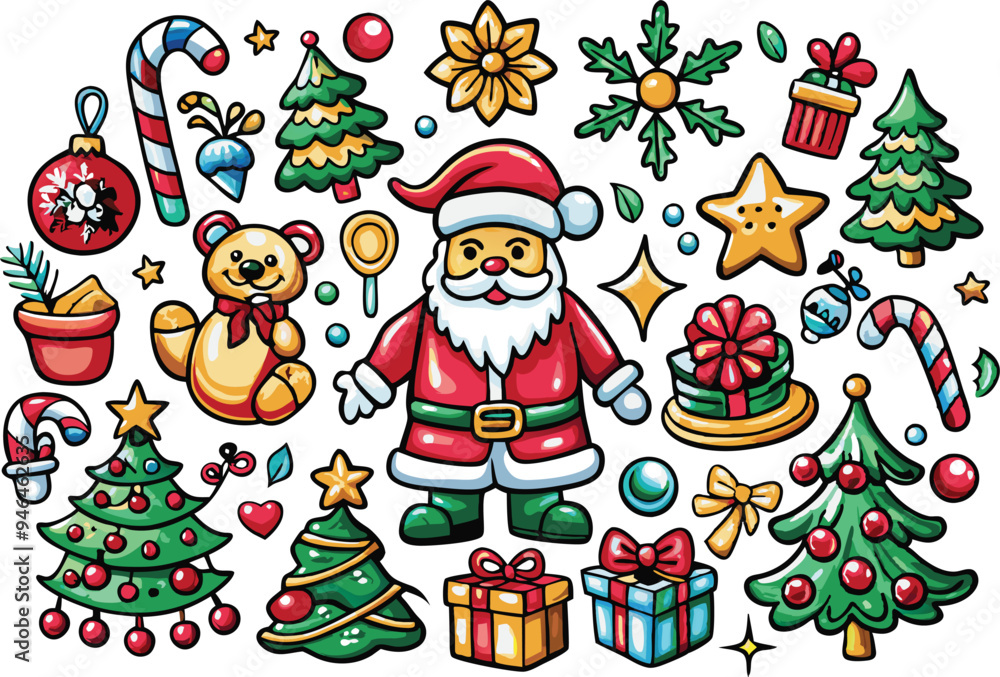 Christmas element vector Christmas element vector