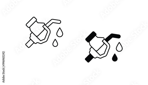 Petrol icon design with white background stock illustration