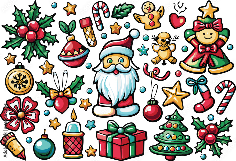 Christmas element vector Christmas element vector
