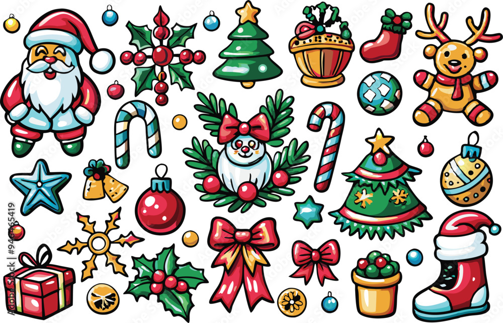 Christmas element vector Christmas element vector