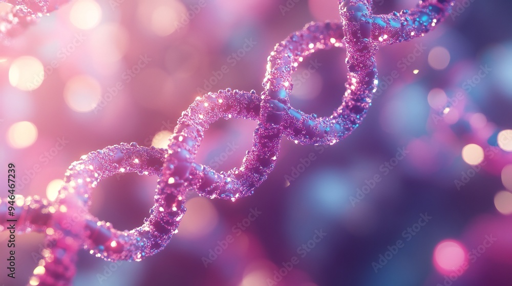 3D illustration of collagena??s triple helix, vital for health and beauty research, displayed in a lab environment. 3D illustration of collagena??s triple helix, vital for health and beauty research, displayed in a lab environment.