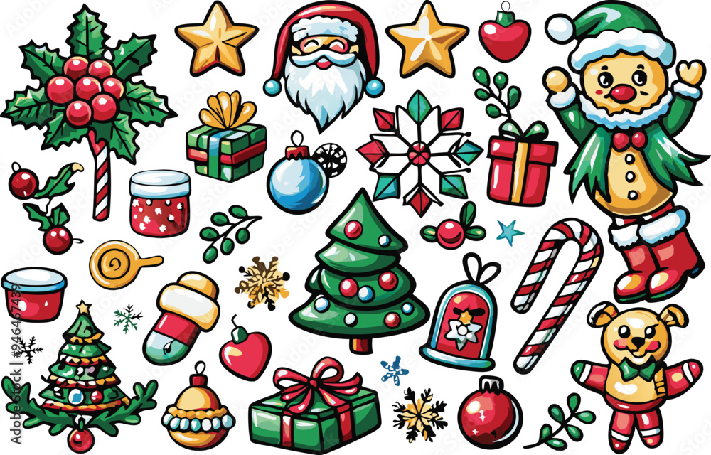 Christmas element vector Christmas element vector