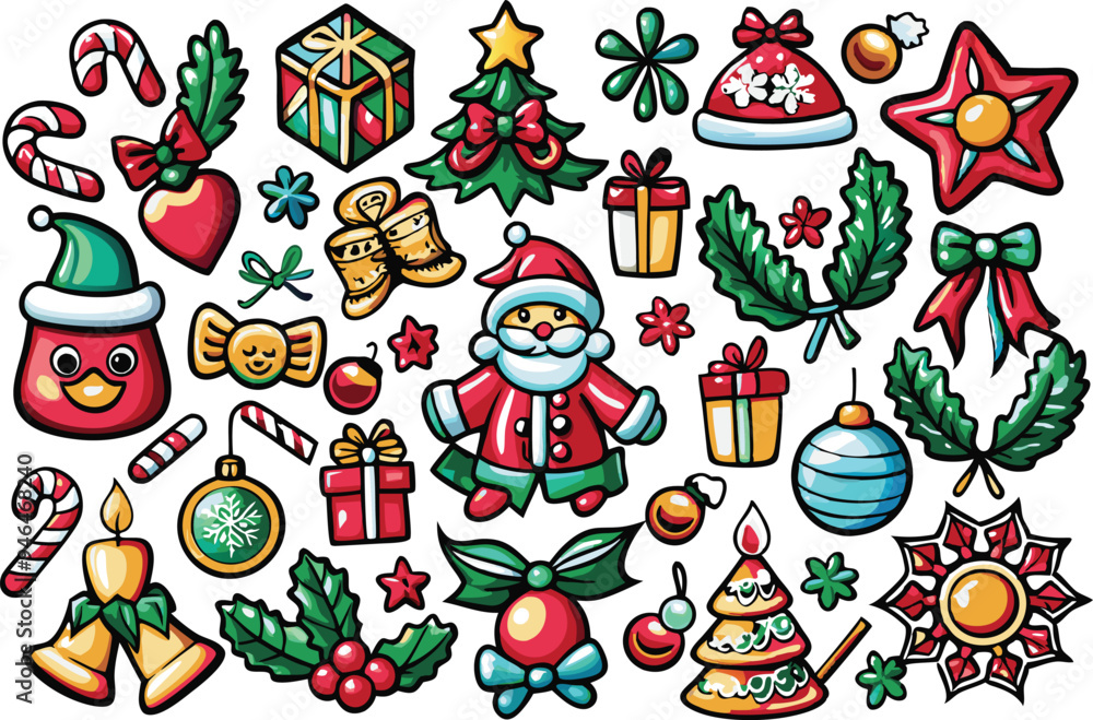 Christmas element vector Christmas element vector