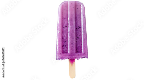 Grape popsicles on a transparent background photo