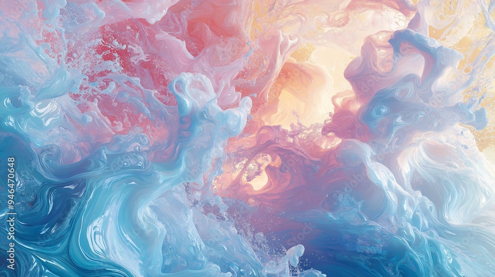 Dreamy Pastel Abstract Swirl Background Dreamy Pastel Abstract Swirl Background