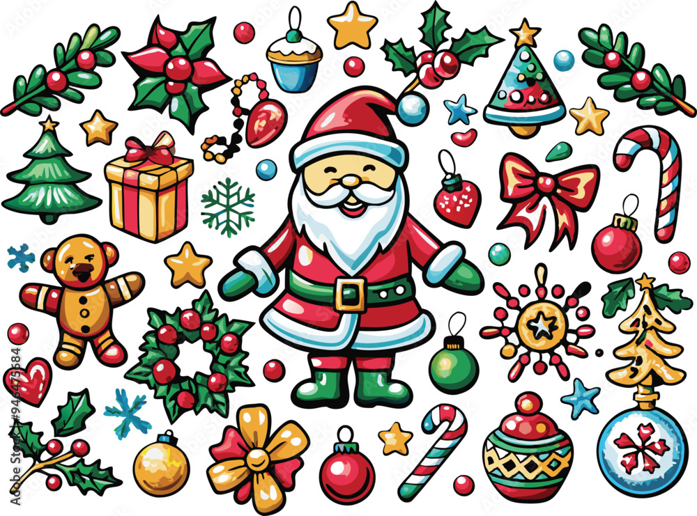 Christmas element vector Christmas element vector