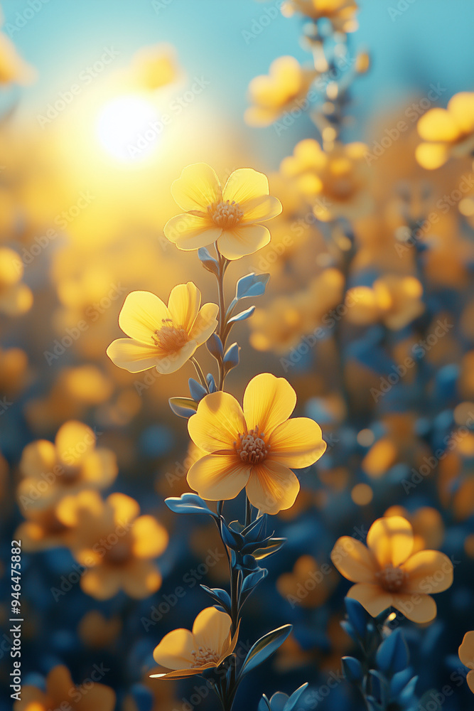 golden wildflowers golden wildflowers