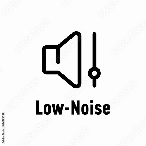 Low Noise vector information sign