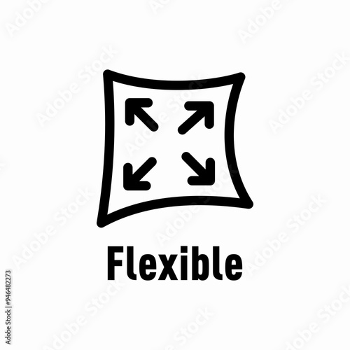 Flexible property vector information sign
