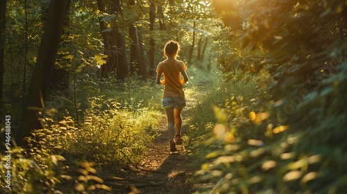 A Runner in the Forest