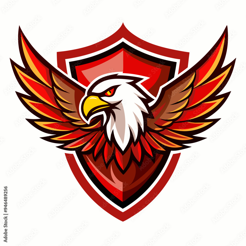 Eagle Logo Vector Art on White Background Eagle Logo Vector Art on White Background