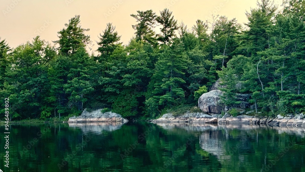 Rocks and Trees , Beausoleil Island, Georgian Bay Islands National Park Rocks and Trees , Beausoleil Island, Georgian Bay Islands National Park