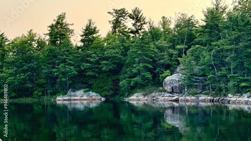 Rocks and Trees , Beausoleil Island, Georgian Bay Islands National Park