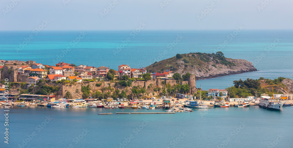 Obraz premium Amasra cityscape - Amasra is a small sea resort town in Bartin - Blacksea region -Turkey