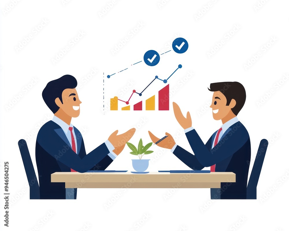 A team of business people in a meeting room, discussing loan repayment plans with charts and graphs A team of business people in a meeting room, discussing loan repayment plans with charts and graphs