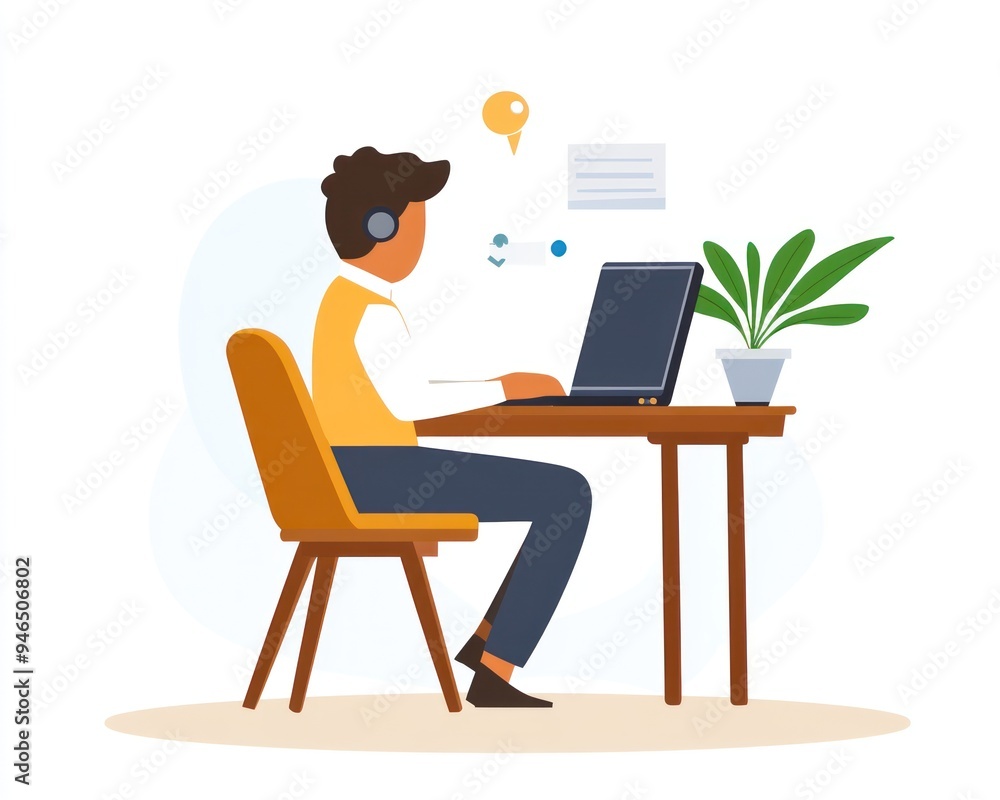 A video conference call between a business owner and a bank manager, discussing loan applications A video conference call between a business owner and a bank manager, discussing loan applications