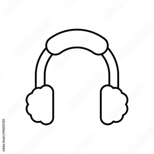 Earmuff  vector icon