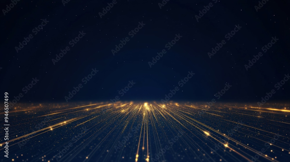 A mesmerizing display of golden light streaks illuminating the dark space, creating an ethereal and dynamic atmosphere. A mesmerizing display of golden light streaks illuminating the dark space, creating an ethereal and dynamic atmosphere.