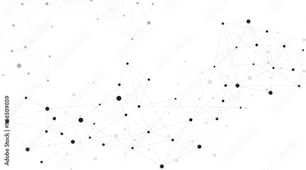 Connected dots abstract background Connected dots abstract background