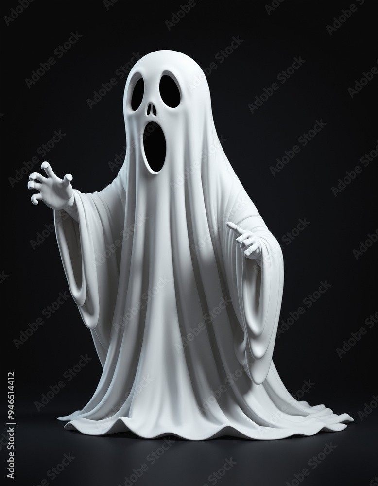 3D scary halloween ghost 3D scary halloween ghost