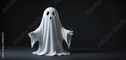 Obraz na płótnie scary halloween ghost