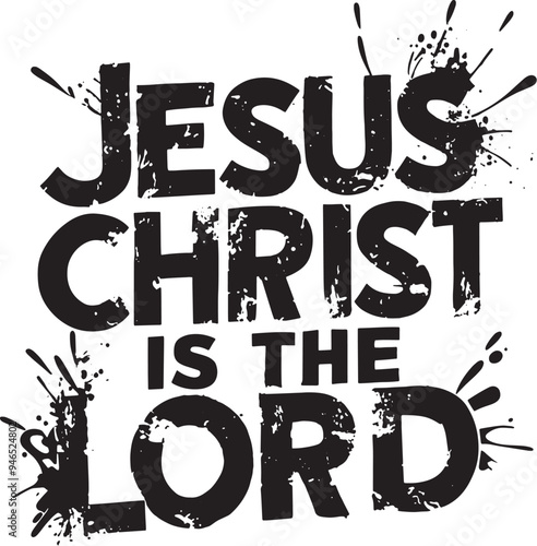 Jesus Christ Lettering Design