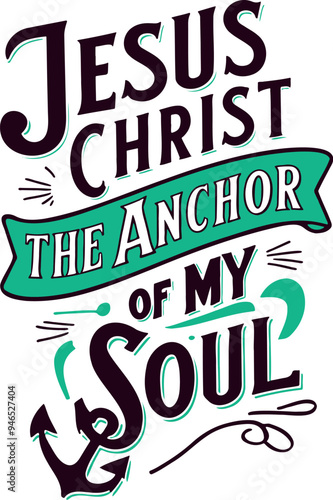Jesus Christ Lettering Design