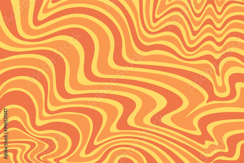 Arrière-plan effet vague liquide cool et groowy. Papier-peint rétro et tendance