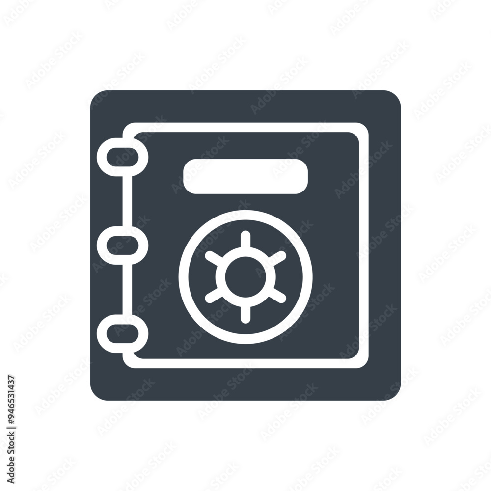 safe box icon design vector template safe box icon design vector template