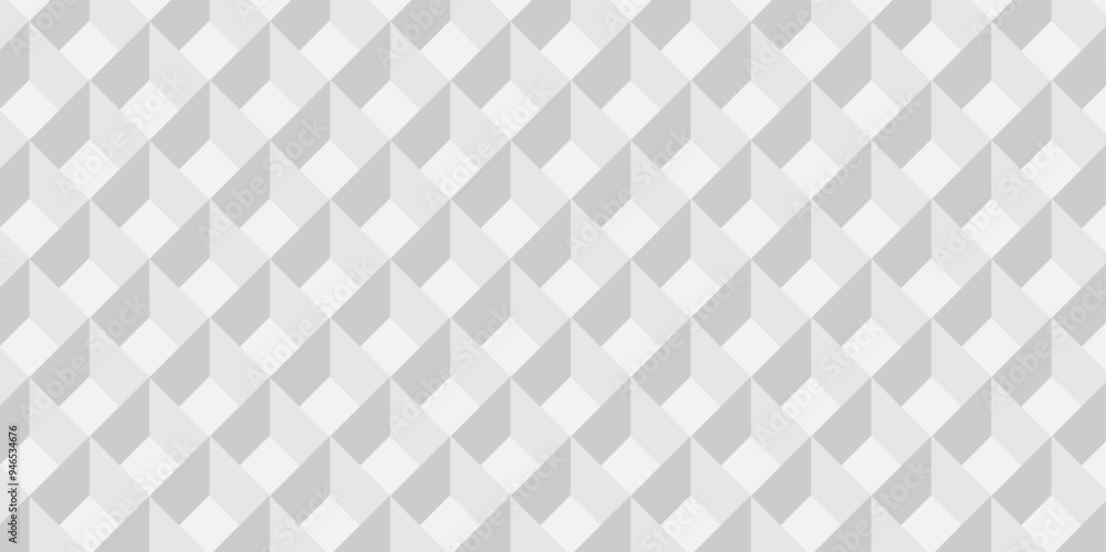 Vector of cube geometric pattern grid backdrop triangle background. Abstract cube geometric tile and mosaic wall or grid backdrop hexagon technology. white and gray geometric block cube structure. Vector of cube geometric pattern grid backdrop triangle background. Abstract cube geometric tile and mosaic wall or grid backdrop hexagon technology. white and gray geometric block cube structure.