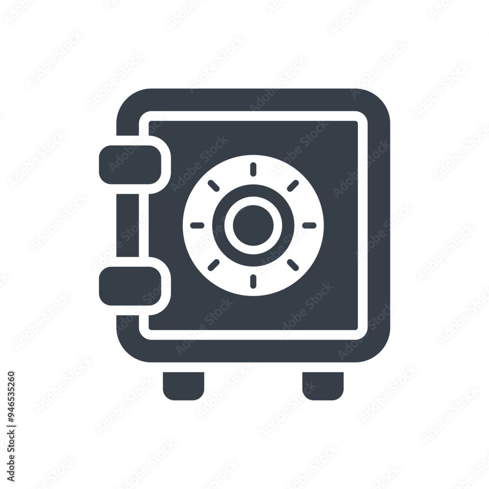 safe box icon design vector template safe box icon design vector template