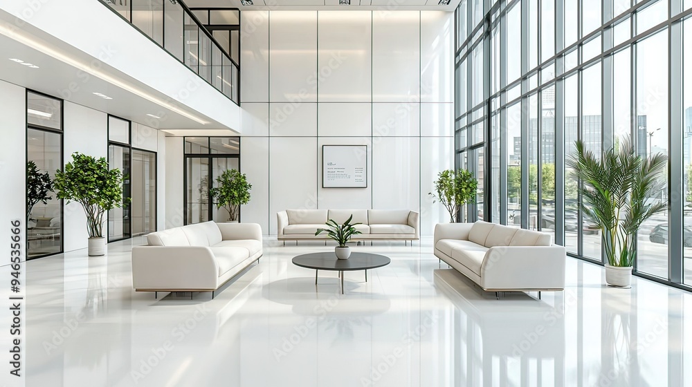 Fototapeta premium Sophisticated ambiance of the waiting space