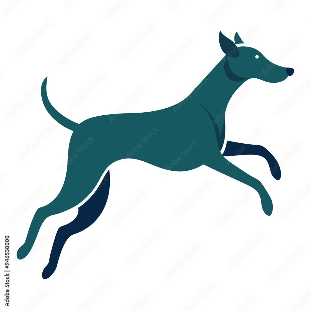 jumping dog vector art jumping dog vector art