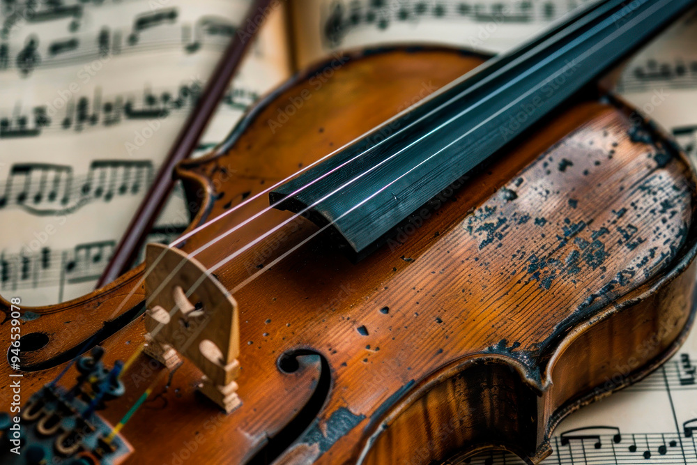 Fototapeta premium violin, international music day