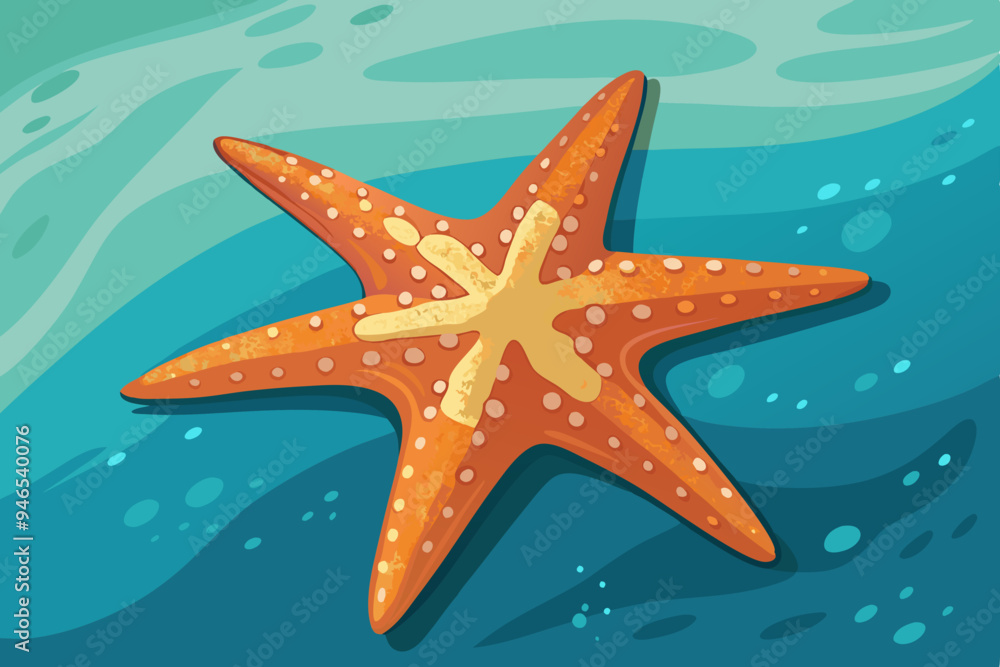 Starfish, sea, watercolor clipart illustration with isolated background.
Starfish, sea, watercolor clipart illustration with isolated background.