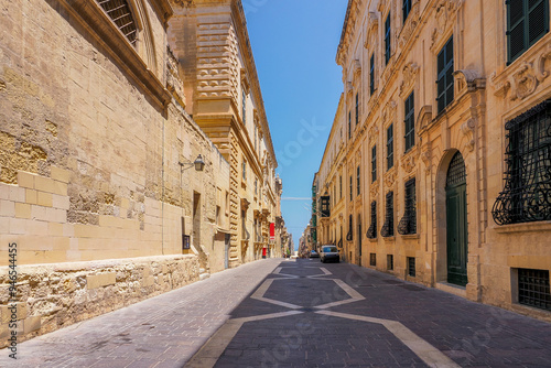 Malta which is visited by many tourists. In the photo a part of the capital Valletta