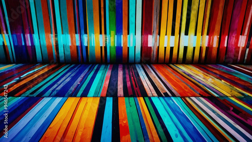 AI-Generated Abstract Art with Five Stunning Designs