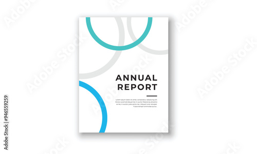 
Annual report cover page design  