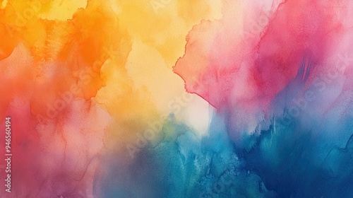 Abstract watercolor textures blending vibrant hues creating a dynamic, fluid background with subtle gradients and rich detail