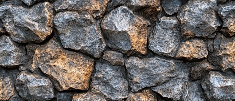 Rough stone wall with detailed cracks and uneven surfaces, evoking a rugged, natural feel with textured depth and realistic weathering Rough stone wall with detailed cracks and uneven surfaces, evoking a rugged, natural feel with textured depth and realistic weathering