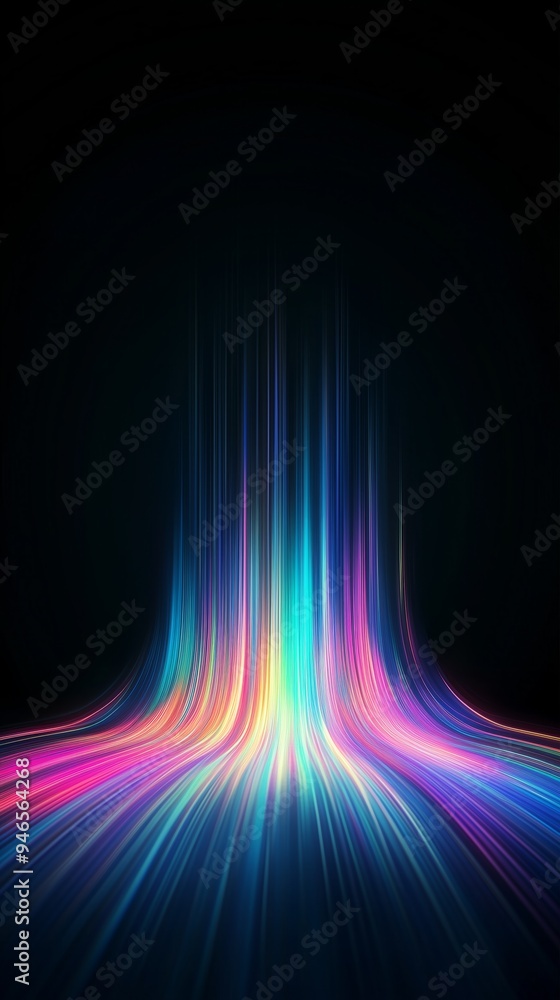 Abstract Glowing Lines - Digital Art Wallpaper Abstract Glowing Lines - Digital Art Wallpaper